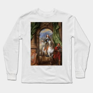 Charles I (1600-49) with M. de St Antoine by Anthony van Dyck Long Sleeve T-Shirt